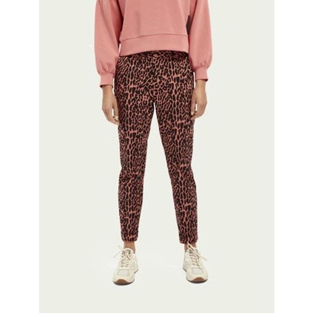 Scotch & Soda coral and Black Ankle Cropped Pants - Picture 3 of 3